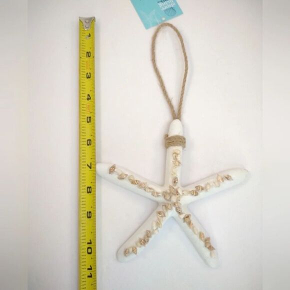 Starfish and Seashell Wall Hanging Decor Nautical Coastal Decor NWT see details - Picture 7 of 14